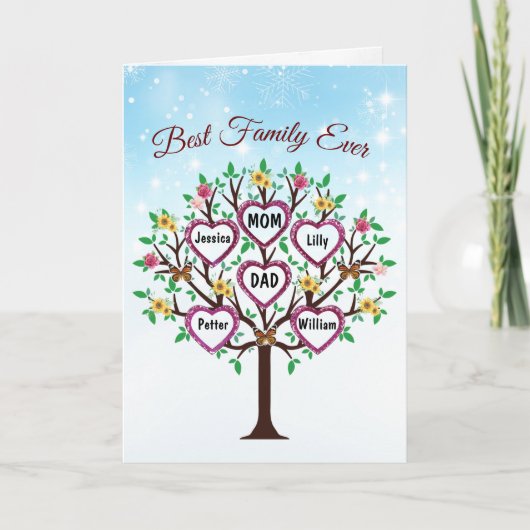 家族最高のは今まで シーズンカード (正面)