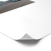 家族最高の写真ホリデー思い出市松模様に品 ポスター (角)