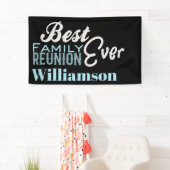 家族最高の懇親会集モダン集 横断幕 (インサイチュ)