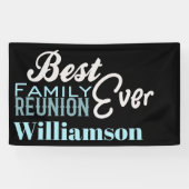 家族最高の懇親会集モダン集 横断幕 (横)