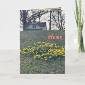 家族標準、5" x 7"折り畳みグリーティングカード カード (正面)