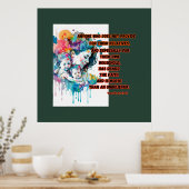 家族気にのため：基本的信仰の行為 ポスター (キッチン)