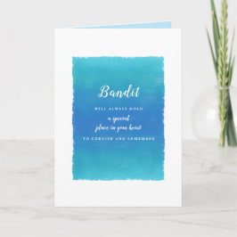 家族気にの友人のためのペットの悔やみや弔慰メッセージ カード