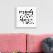 家族物語 キャンバスプリント (インサイチュ (リビング))