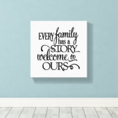 家族物語 キャンバスプリント (インサイチュ (ウッドフロア))