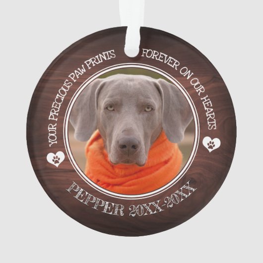 家族用ペット写真記念館 オーナメント (裏面)