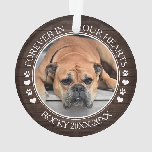 家族用ペット写真記念館 オーナメント (裏面)