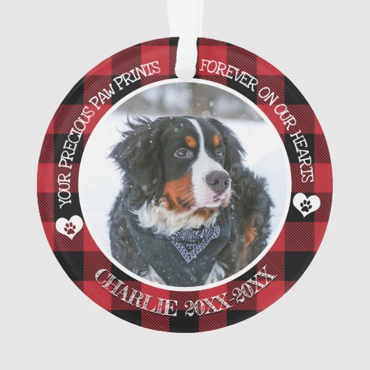 家族用ペット写真記念館 オーナメント (裏面)