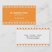 家族用歯科医名刺 – ハッピーティース 名刺 (正面/裏面)