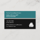 家族相談精神療法クリニック 名刺 (正面)