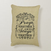 家族祈が一緒にバイブルことわざ アクセントクッション (裏面(縦))