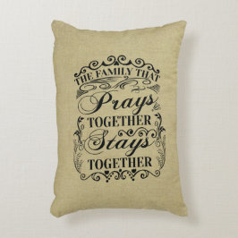 家族祈が一緒にバイブルことわざ アクセントクッション