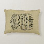 家族祈が一緒にバイブルことわざ アクセントクッション (裏面)