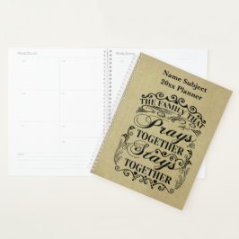 家族祈が一緒にバイブルことわざ プランナー手帳