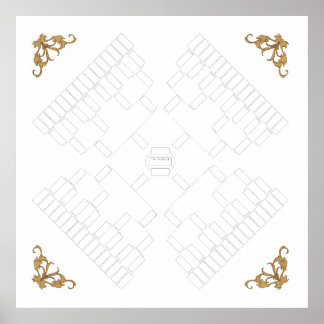 家族空白のの木4ウェイの系譜(7世代) ポスター