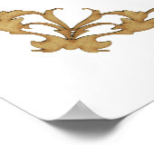 家族空白のの木4ウェイの系譜(7世代) ポスター (角)