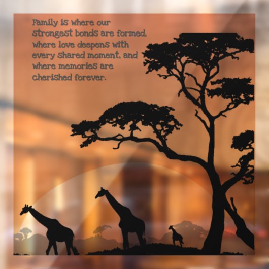 家族素朴の大切な絆 | キリン ウィンドウサイン (シート2)