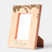 家族素朴の引っ越し祝いパーティーギフトへようこそ レーザー彫刻フレーム (左)