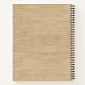 家族素朴モノグラム料理本レシピ ノートブック (裏面)