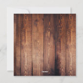 家族素朴写真コラメリーージホリデーカード シーズンカード (裏面)