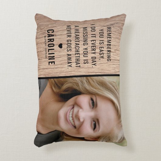 家族素朴記念写真アクセント枕 アクセントクッション (正面(垂直))