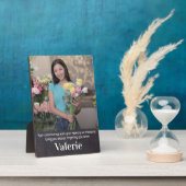 家族素朴記念写真記念碑 フォトプラーク (側面)