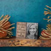 家族素朴記念碑 |写真保存 フォトプラーク (側面)