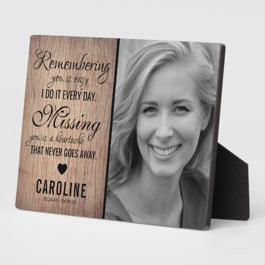 家族素朴記念碑 |写真保存 フォトプラーク (側面)