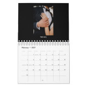 家族結婚の写真カレンダー カレンダー (2月 2027)