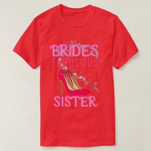 家族結婚の贈り物は素晴らしい妹を産む Tシャツ (デザイン正面)