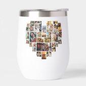 家族結婚記念ハート写真コラージュ (左面)