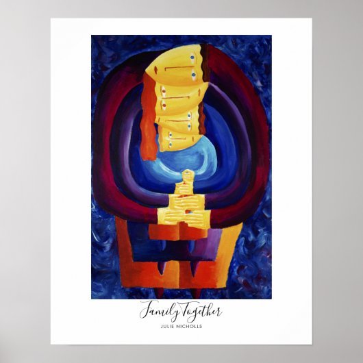 家族絵を描の集まり ポスター (正面)