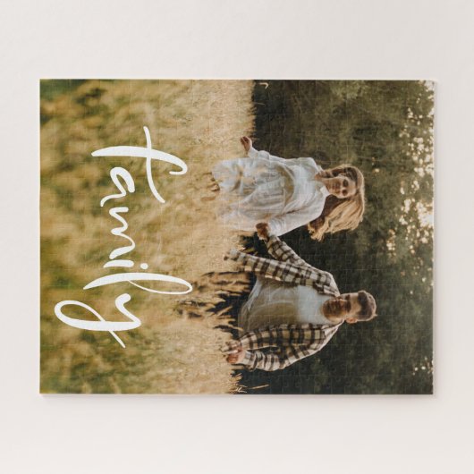 家族縦形形記念 ジグソーパズル (横)