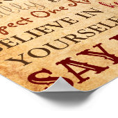 家族規則ポスター ポスター (角)