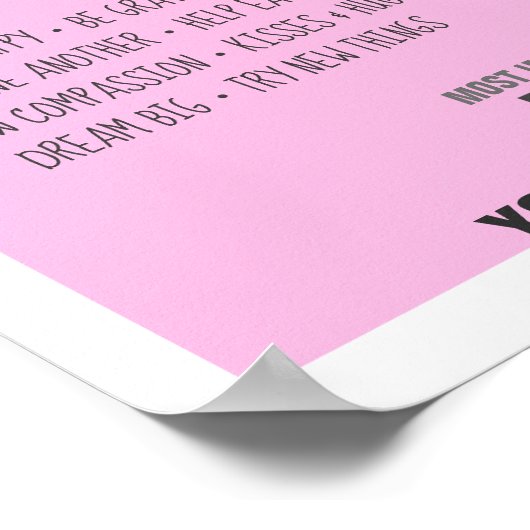 家族規則 ポスター (角)