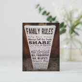 家族規則 ポストカード (スタンド正面)