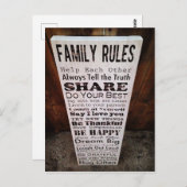 家族規則 ポストカード (正面/裏面)