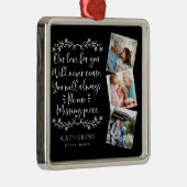 家族記念三写真記念 メタルオーナメント (右)