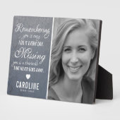 家族記念碑 |写真記憶記念記念日 フォトプラーク (側面)