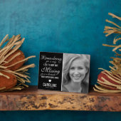 家族記念碑 |写真記憶記念記念日 フォトプラーク (側面)