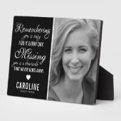 家族記念碑 |写真記憶記念記念日 フォトプラーク (側面)