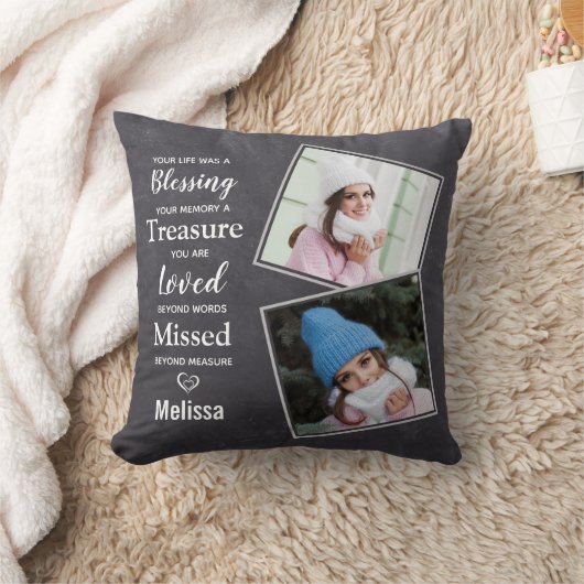 家族記念記念の記念の記念の写真 クッション (ブランケット)