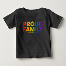 家族誇りを持ったの幼児Tシャツ