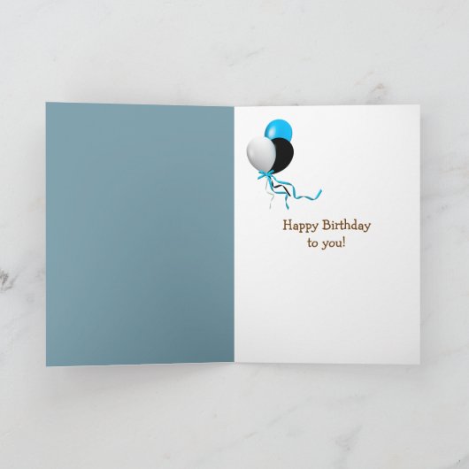 家族誕生日 カード (内部)