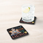 家族読の時間パパあなたは私のヒーロー コースター (右側)