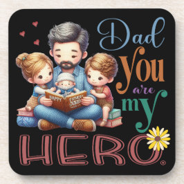 家族読の時間パパあなたは私のヒーロー コースター