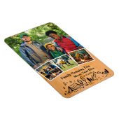 家族連れキャンプカスタム旅行4枚 マグネット (右側)