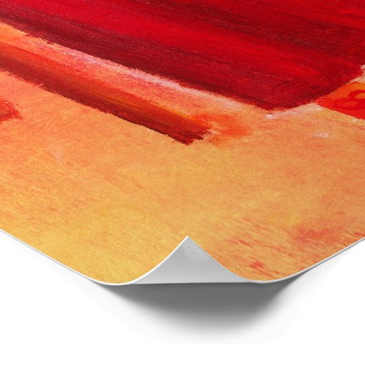 家族連モダン座ポートレート絵画のアートプリント ポスター (角)