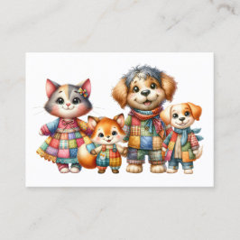 家族連絡情報名を付けて！ 名刺