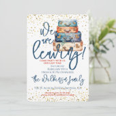 家族遠くにの移動パーティー 招待状 (スタンド正面)